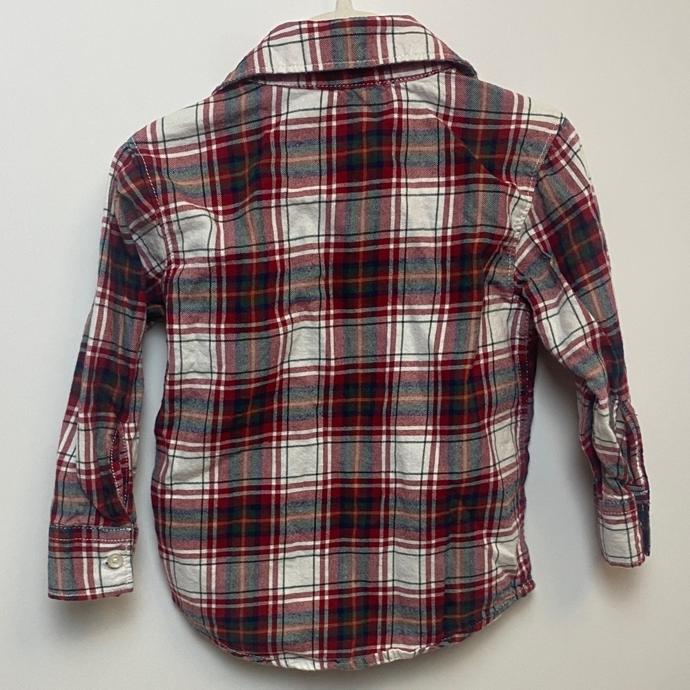 Carter's Kids Plaid Button-Down Shirt - Picture 3 of 6